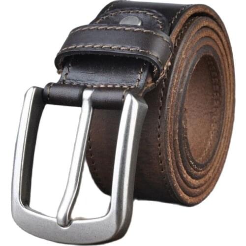 100% genuine leather belts for men cowboys jeans natural vintage 2020 high quality full grain vegetable tanned real strap cintos