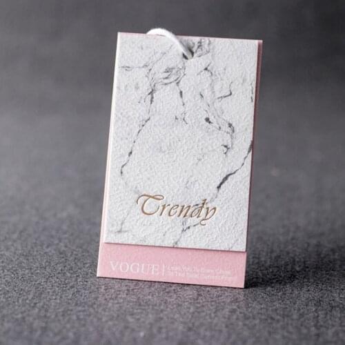 Cheap Custom/customized LOGO craft paper clothing hang tag paper garment hang tag logo printing personality labels tag