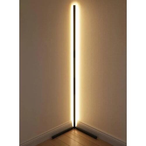 Nordic Corner Floor Lamp Modern Simple LED Floor Light for Living Room Bedroom Atmosphere Standing Lamp Indoor Lighting Decor