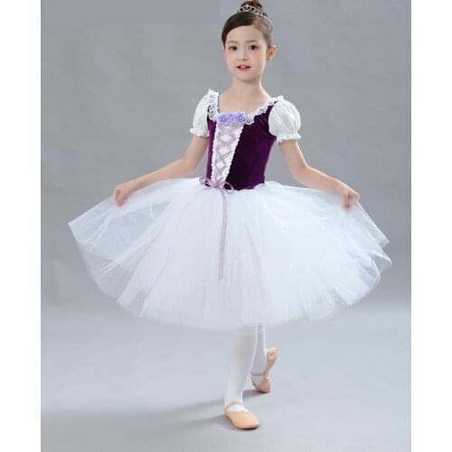 New Childrens Womens Ballet Dance Skirt Princess Fluffy Skirt Performance Dress Stage Costume Activity Annual Meeting