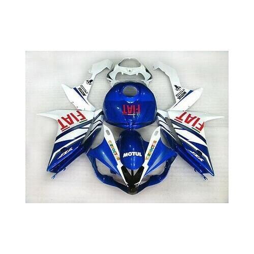 Wotefusi Bodywork Fairing ABS Painted Full Set For Yamaha YZF 1000 R1 2007 2008 (A)