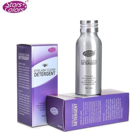 Cleaning and consolidation in one 70 ml clear eyelash cleanser for lashes cleanser makeup tools remover