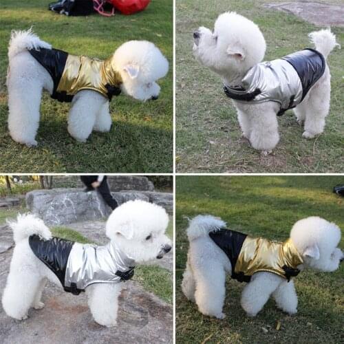 Pet Dogs Autumn Winter Costumes Thickened Waterproof Puppy Down Jacket Cotton Dogs Jackets Coats Clothes