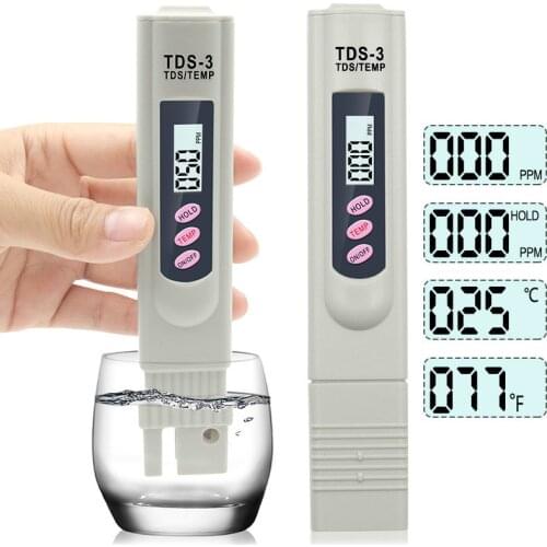 Portable Digital LCD TDS-3 Meter Pen of High precision acidity meter TDS monitoring instrument water quality testing equipment