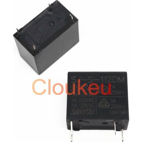 SJ-S-112DM 12VDC 5A Relay DIP4