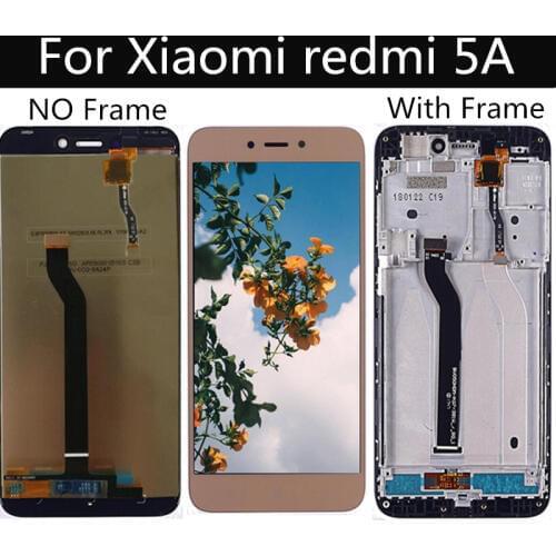With frame FOR Xiaomi redmi 5A LCD Display Touch Screen Assembly Replacement for Xiaomi Redmi 5A Pro Global Version LCD Screen