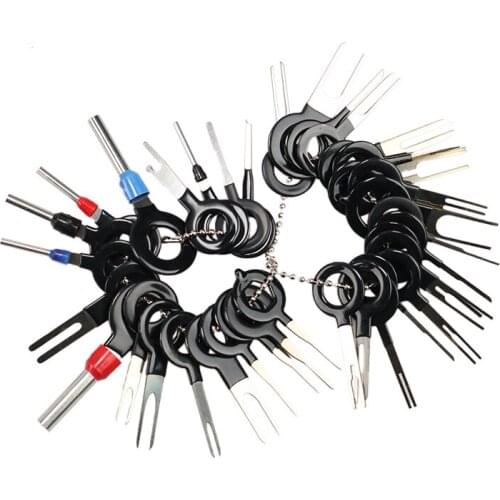 36pcs Car Terminal Removal Tool Wire Plug Connector Extractor Puller Release Pin Extractor Kit for Car Plug Repair Tool