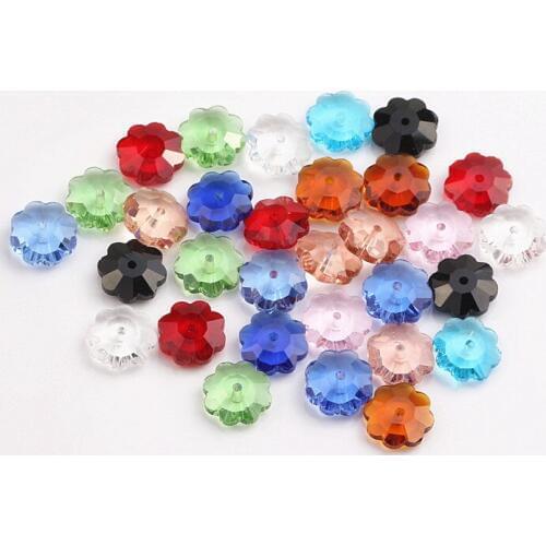 10mm Mixed Colors Crystal Faceted Glass Beads DIY Fashion Jewelry Making Bracelet&Necklace loose Beads 100pcs/lot