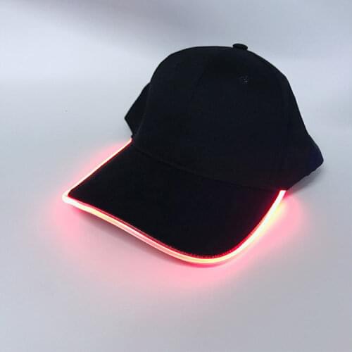 The LED Luminous Hat Baseball Hat Game Theme LED Optical Fiber Hat Cosplay Hat 2020