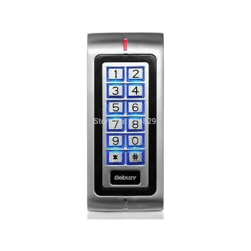 Shockproof 125KHz RFID ID Card Reader Doorof KeypadAccess Controller IP65 with Total 3 formats of key output