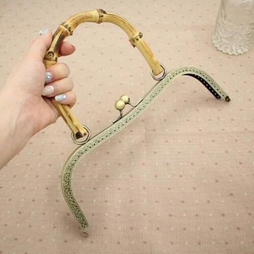 Clasps For Purses And Handbags 27cm M-shaped With Handle Metal Purse Bag Frame Kiss Clasp Lock Accessories For Bag
