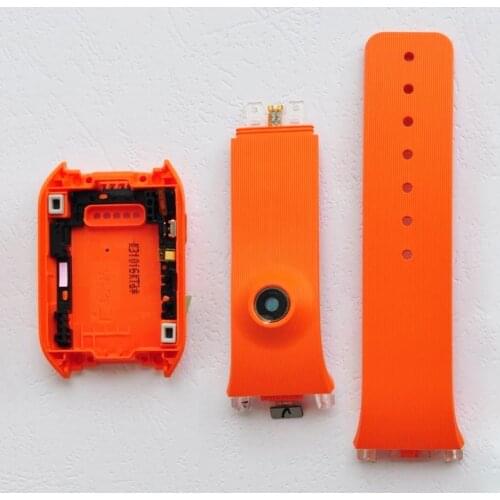 ZUCZUG For Samsung Galaxy Gear V700 SM-V700 Back Cover Housing Door Rear + Silicone Strap Band With Camera Hole