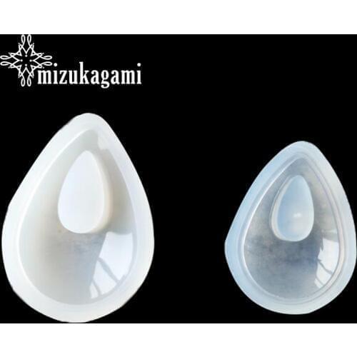 1pcs UV Resin Jewelry Liquid Silicone Hollow Big Small Mold Tear Water Drop Resin Mold For DIY Necklace Charms Making Jewelry