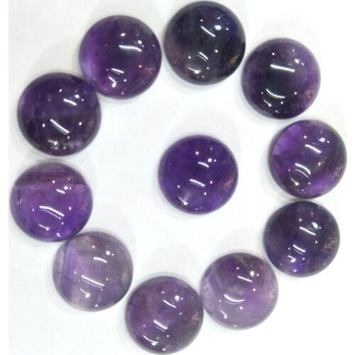 10mm Natural Stone lapis Quartz crystal Turquoises al Round Cabochon fordiy Jewelry Pendant necklace Earrings Accessories 30pcs