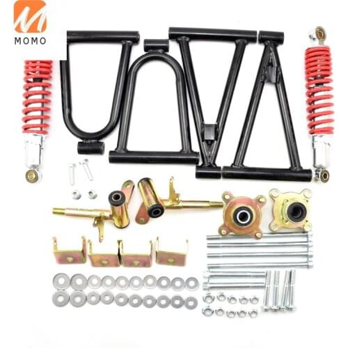 285mm Suspension Swing A Arm Upper/Lower Steering Knuckle Spindle 4 STUD Wheel Hub Fit For Buggy ATV Parts