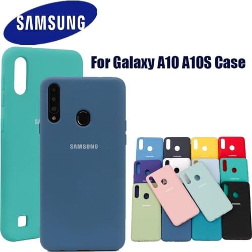 Samsung A10 A10 S Case galaxy A10S A 10 A10 2019 Liquid Silicone case Silky Soft-Touch Protective Back Cover Anti-knock