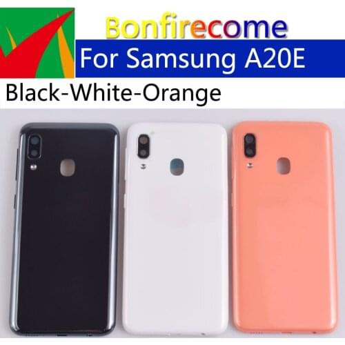 10Pcs\Lot For Samsung A20E A202 A202F Housing Battery Back Cover Case Rear Door Chassis Replacement