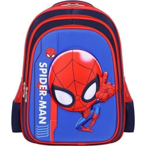 Disney Kids Spiderman Backpack Cartoon Kids Schoolbags for Kids Cartoon Cars Backpack Girls Boys Nylon Schoolbag Baby Gift