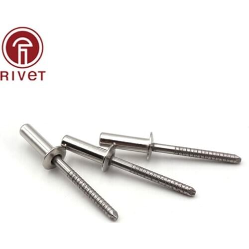 GB12615.4 (M4 20PCS) DIN EN ISO 16585 Stainless Steel Round Head Closed End Blind Rivet Sealed Hollow Rivets Blind Rivets