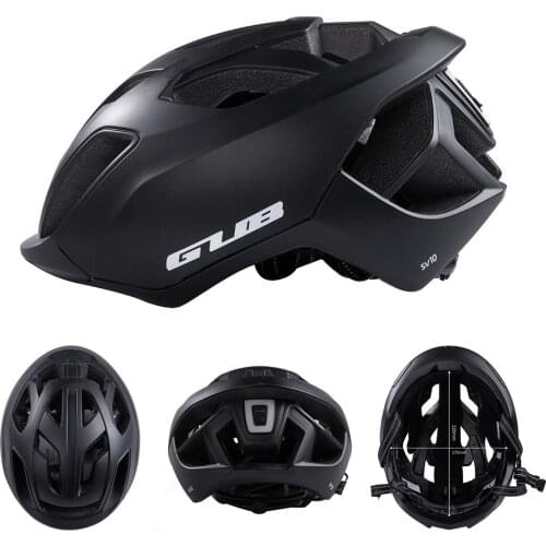 GUB Bicycle Helmet LED Light Rechargeable Intergrally-molded Cycling Helmet Mountain Road EPS+PC Bike Helmet Sport Safe Hat