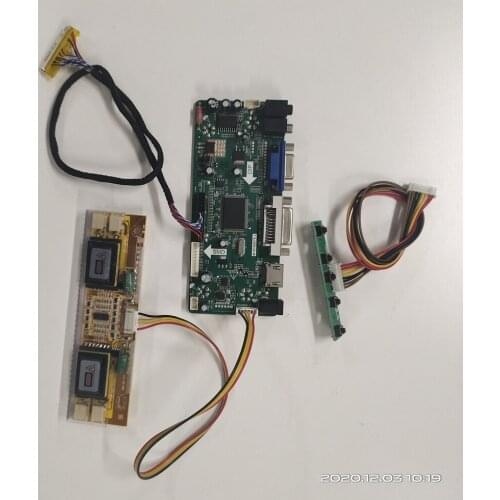 Kit for LTM190M2-L31 M.NT68676 DIY 1440X900 30pin LVDS 4 lamps VGA DVI Screen Panel 19" HDMI Driver Controller board