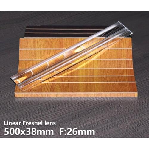 Linear Fresnel lens 300x30mmF12mm Striped spot Special lighting UV curing lamp Wall lamp Precision inspection Customizable