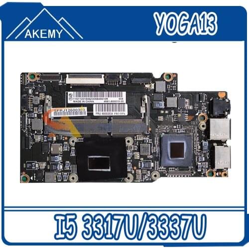 Akemy For Lenovo Yoga13 Laptop Motherboard CPU I5 3317U/3337U DDR3 100% Test Work