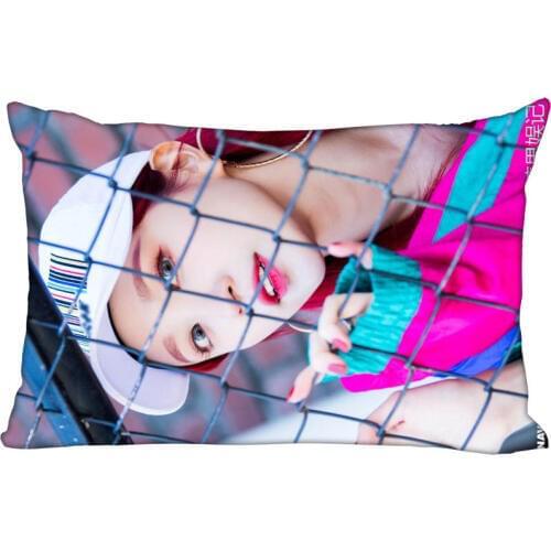 New Arrival Custom HaNi Satin Pillowcase 35x45cm (one side) Printed Zipper Pillow Cover Custom your image gift