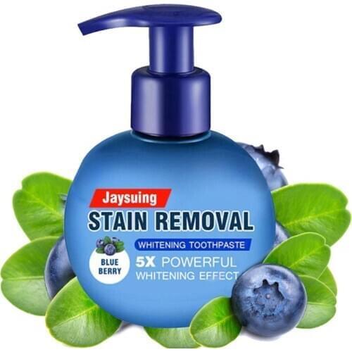 New Arrival 110g/220g Stain Removal Whitening Baking Soda Toothpaste Fight Bleeding Gums Blueberry Passion Fruit Soda Toothpaste