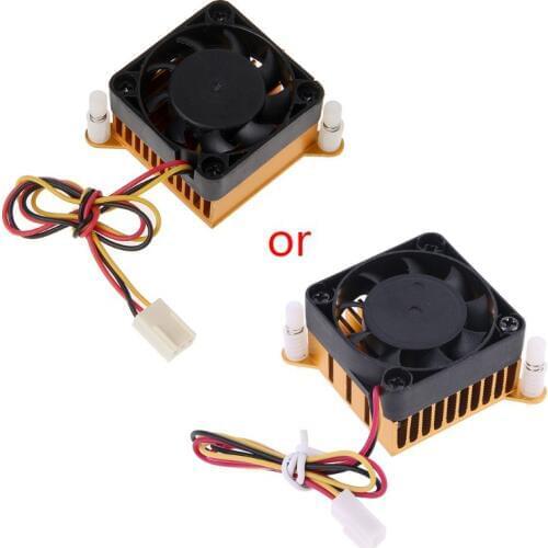 PC Northbridge Chipset Aluminium Cooler Heatsink 40mm Fan For 3D Printer Cooling 667C