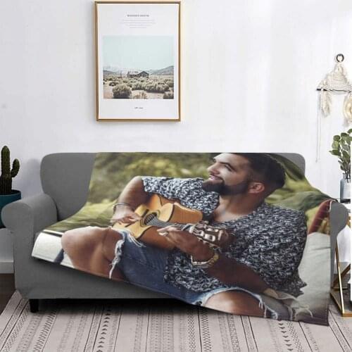 Kendji Girac 1080 Blanket Bedspread Bed Plaid Lance Muslin Blanket Duvet Cover Anime