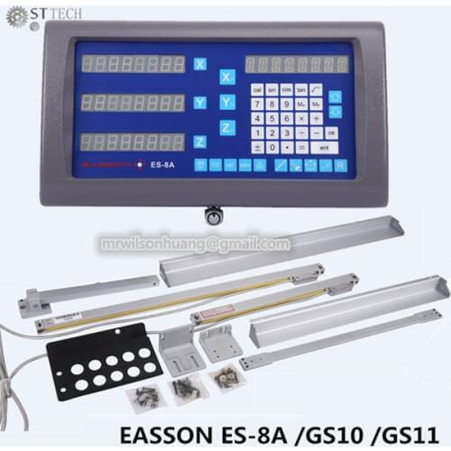 Easson ES-8A complete set lathe or mill 3 axis DRO digital readout including 3 pcs easson linear scales with free shipping