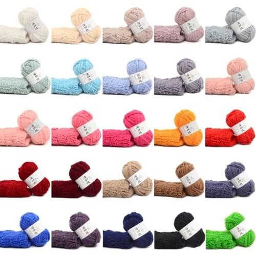 Coarse Wool DIY Soft Scarfs Sweaters Hand-woven Crochet Knitting Natural Threads