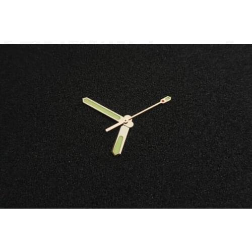 SKX007/SBBN C3 Green Luminous Gold and Silver Watch Hand for NH35A/NH36A Movement