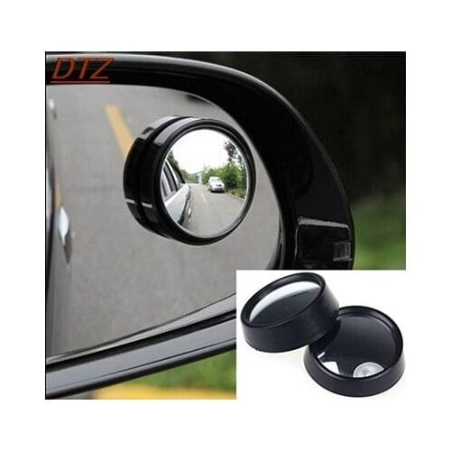 2pcs Car Vehicle Blind Spot Dead Zone Mirror Rear View Mirror Small Round Mirror Auto Side 360 Wide Angle Round Convex Mirror