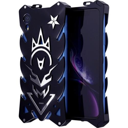 Zimon Armor II Aviation Aluminum Metal Case For Iphone XR Powerful Outdoor For Iphone Xs Max Heavy Duty Shockproof CNC Shell
