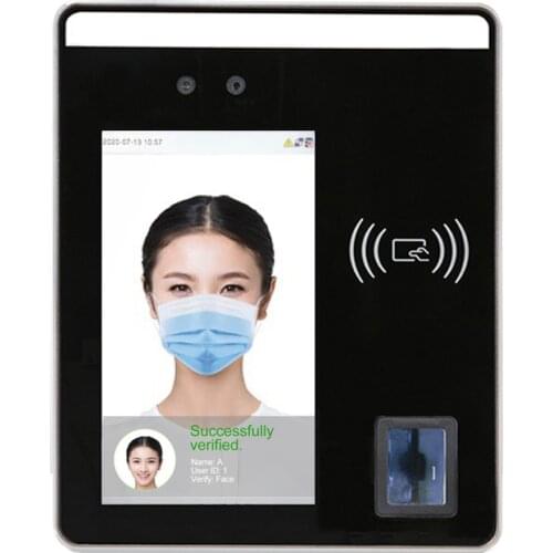 ZK SpeedFace-H5L Visible Light Biometric Fingerprint Palm Facial Recognition RFID Card Access Control System And Time Attendance