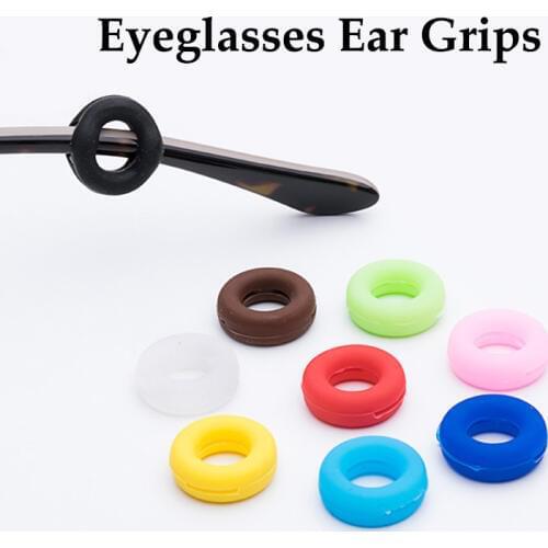 10 Pairs Eyeglasses Ear Grips Anti Slip Ear Hook Eyeglass Eyewear Accessories Eye Glasses Silicone Ear Grips Candy Color