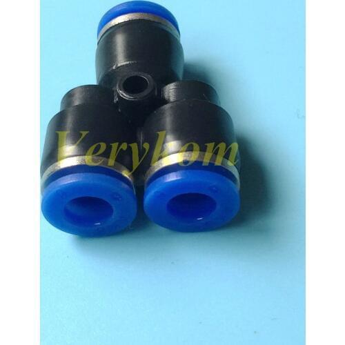 10PCS Free Shipping Pneumatic Fitting Connector 6mm Y Type 3 Way Quick Push In Joint Joiner Fittings PY-6 PY-4 PY-8 PY-10