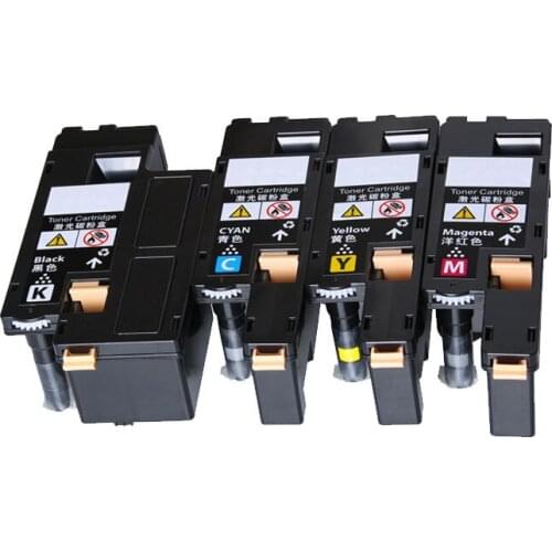 5pcs of 1set 2pcs black + CYM Compatible for Xerox Phaser 6020 6022 Workcentre 6025 6027 color toner cartridge