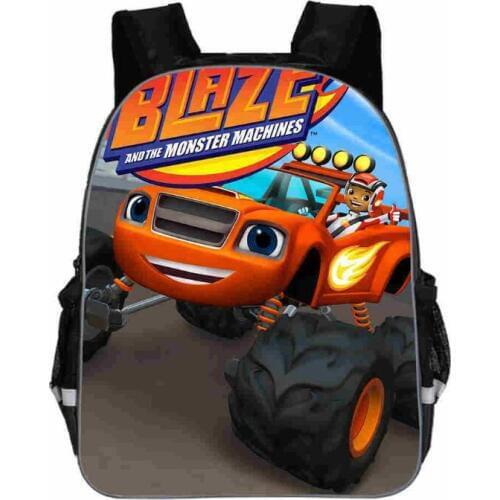 Blaze And The Monster Machine School Backpack Cartoon School Bags for Boy Girls Kindergarten Primary Bags