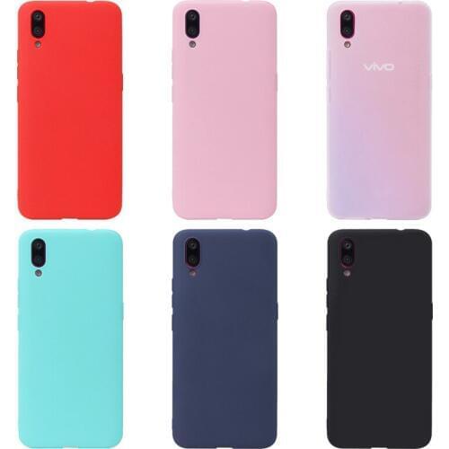 Matte Simple Candy Color Case For VIVO X50 Pro Plus Y20 Y30 Y50 iQOO 5 NEO 3 Z1X S7 Y91C Soft Silicone Anti-knock Ultra Cover