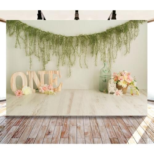 Yeele Birthday Interior Photocall Flower Grass Photography Backdrop Personalized Photographic Backgrounds For Photo Studio