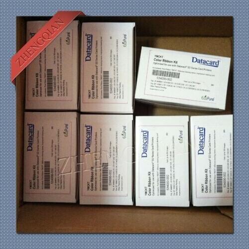 Original Datacard 534000-002 updated from 552854-204 YMCKT color ribbon for sp35,sp55,sp75,sd260,sd360 id plastic card printer