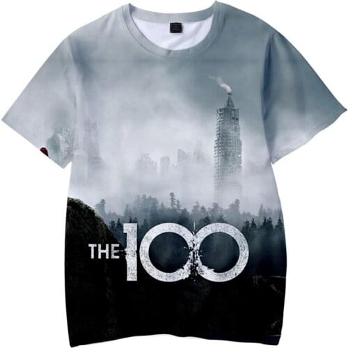 Summer Men Women Fashion 3d T-Shirt The 100 TV Show May We Meet Again Funny Print Boy Girls Tshirt Teens Casual Birthday Clothe