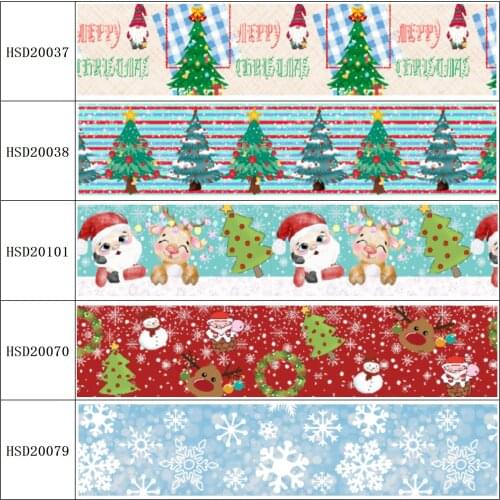 HSDRibbon free shipping 3" 75mm heat transfer printed hsd-design series Grosgrain Ribbon 50Yards/Roll