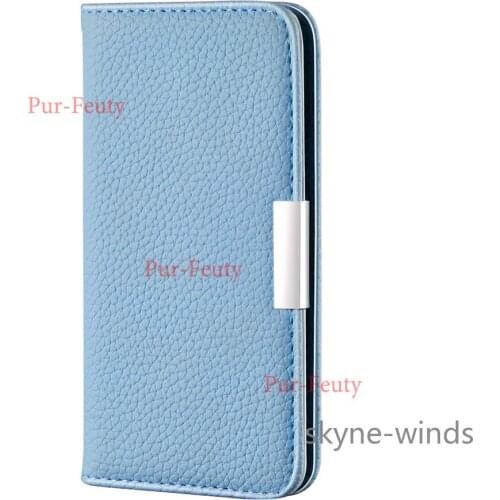 For APPLE iPhone 13 mini Pro max lychee skin pattern leather case flip wallet stand cover for iPhone13 mini Pro max coque fundas