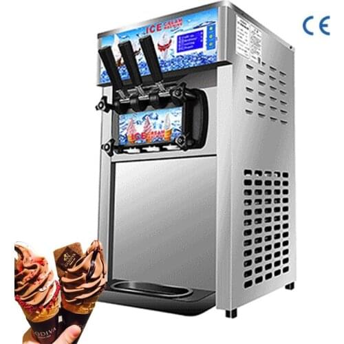 Hot Selling Soft Ice Cream Machine Desktop Mini Ice Cream Makers Commercial Ice Cream Vending Machine
