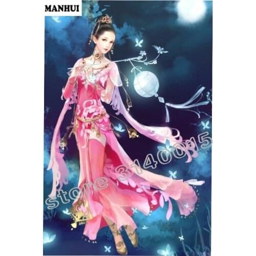 Diy Diamond painting Moonlight Lights 3D square drill Diamond mosaic pasted full cross stitch Crafts Needlework ABC027