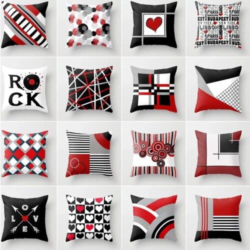 Nordic geometric minimalist car pillowcase living room sofa